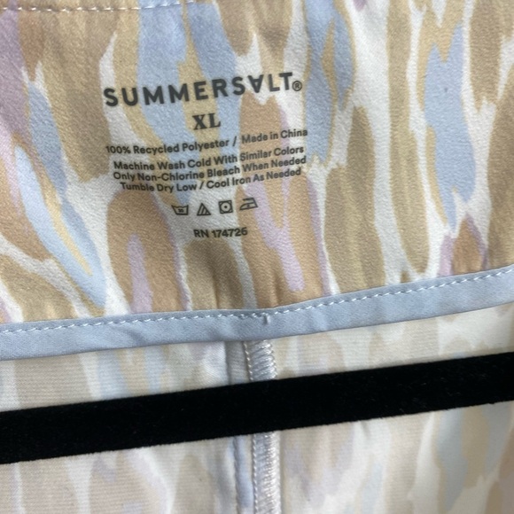 Summersalt Pajama Top Lightweight Sleepwear Relaxed Long Sleeve Button up sz XL - Picture 8 of 10